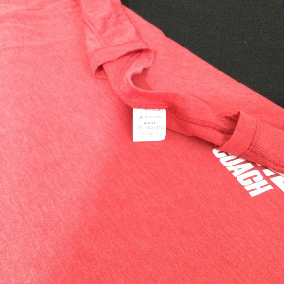 Augusta Sportswear NFL Flag Coach Red T Shirt Adult 3XL 3EG‎ Tee Top - Picture 2 of 5